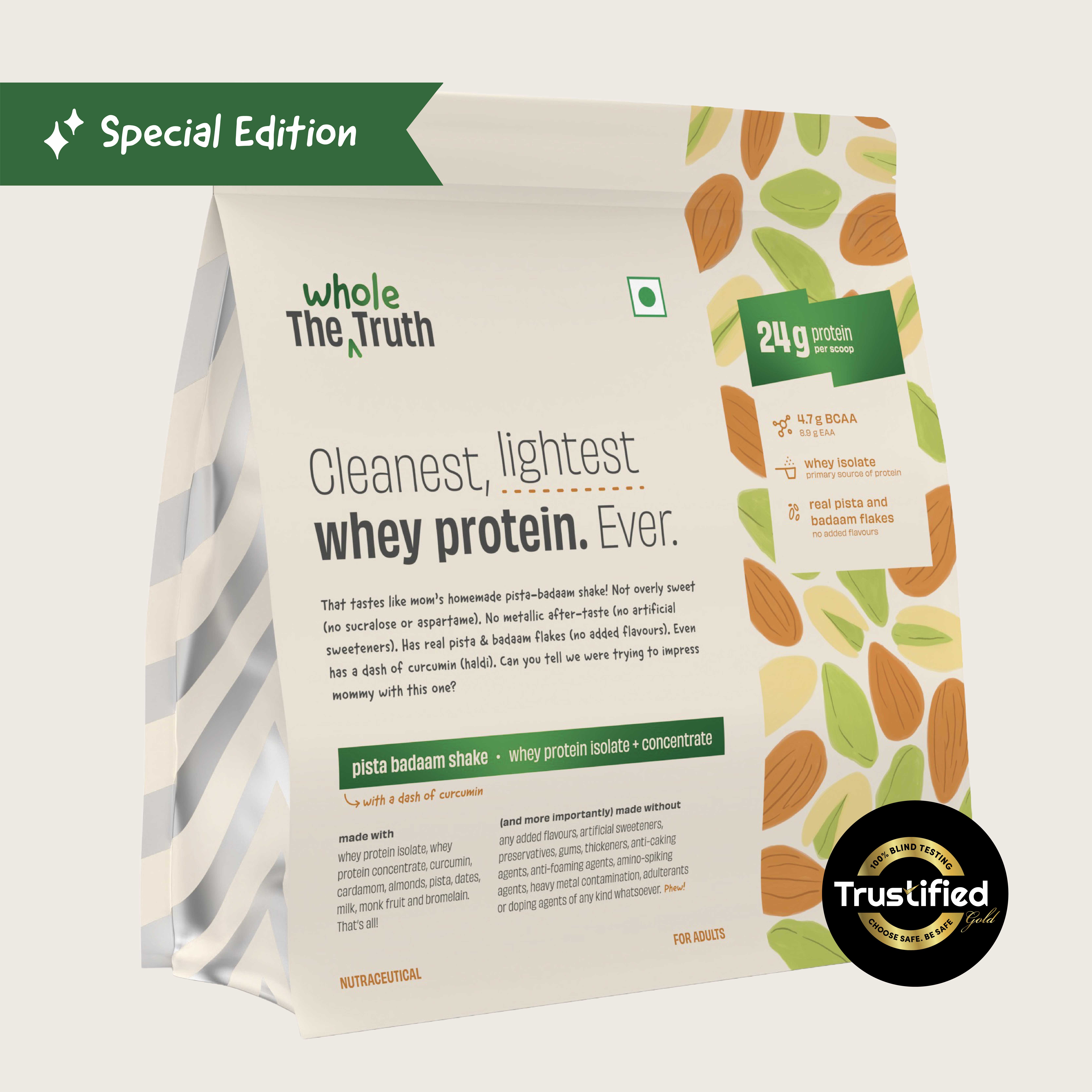 Pista Badaam 24 g Protein Powder - Thumbnail 2