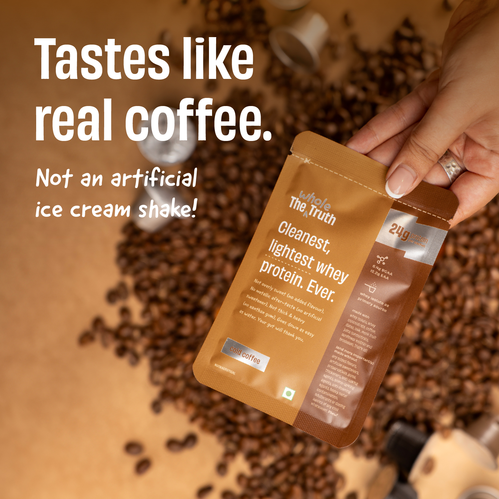 Cold Coffee 24 g Protein Powder - Thumbnail 8