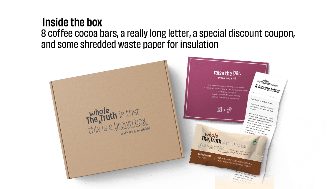 Coffee Cocoa Protein Bars - Box of 8 - Thumbnail 5