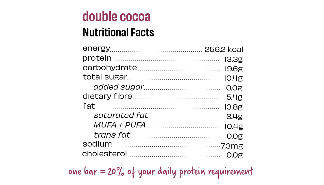 Double Cocoa Protein Bars - Box of 8 - Image 4