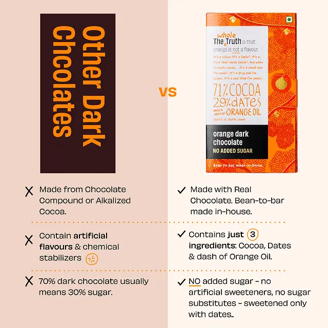 Assorted 70% Dark Chocolate Sweetened with Dates - Pack of 3 - Thumbnail 3