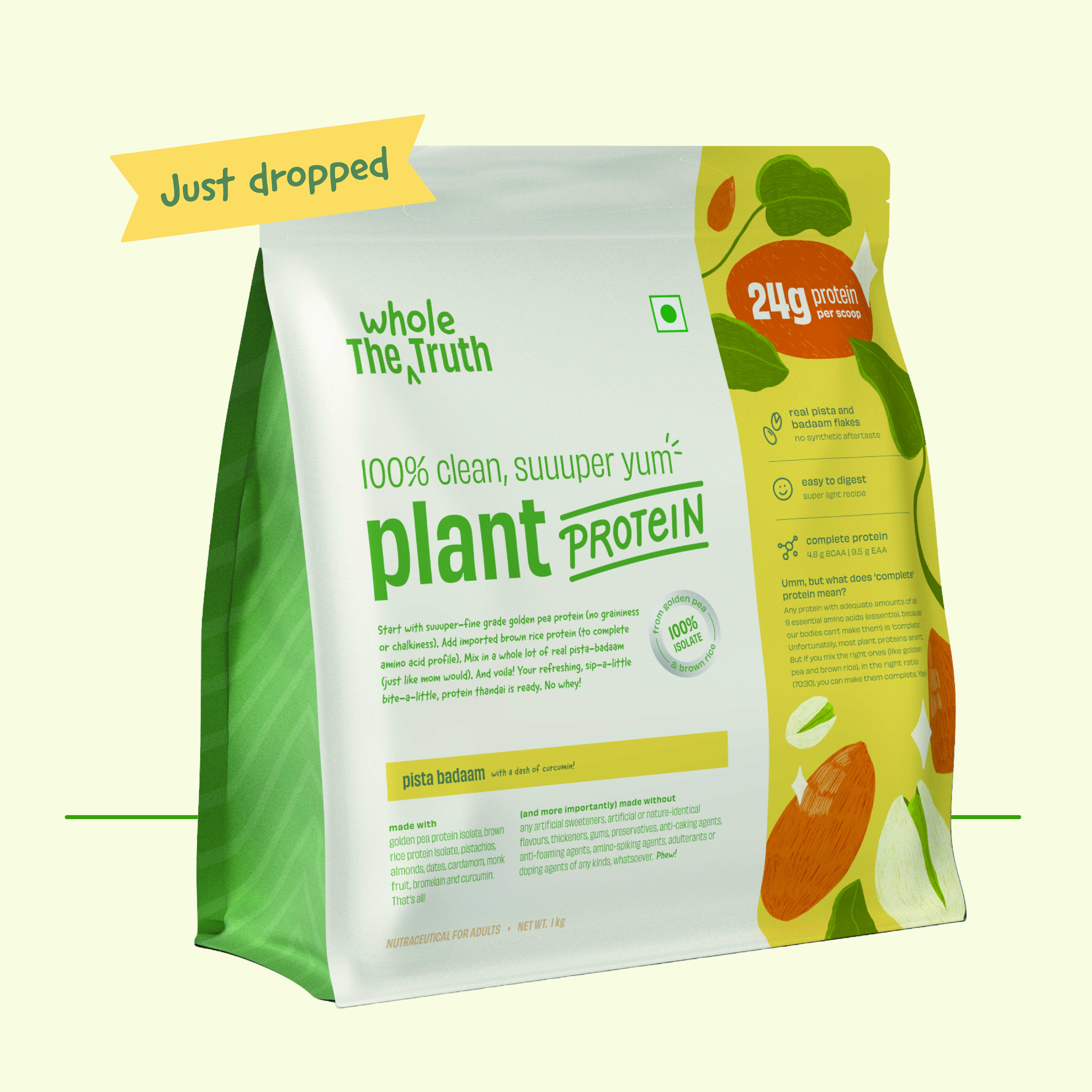 Pista Badaam 24g Plant Protein - Image 1