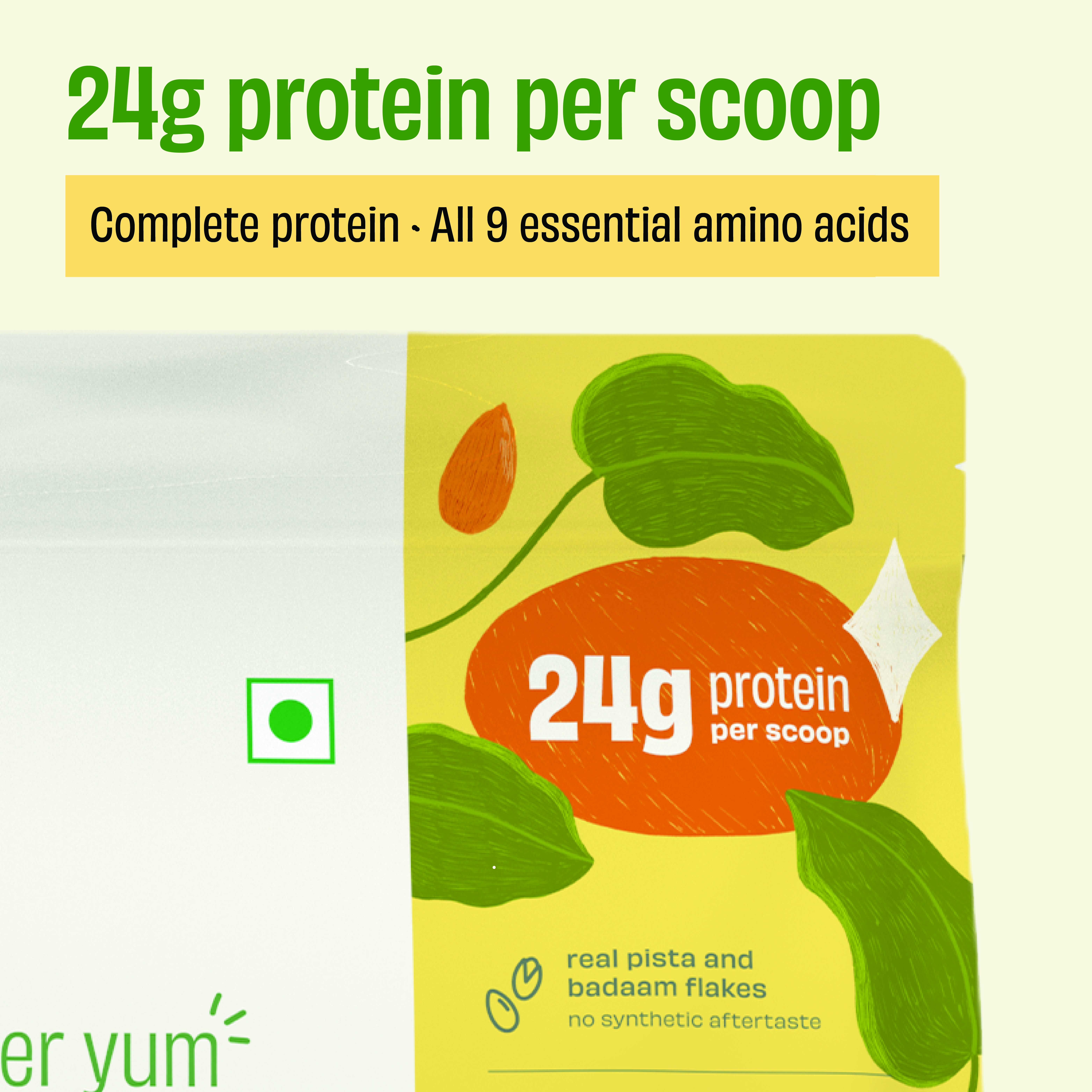Pista Badaam 24g Plant Protein - Image 3