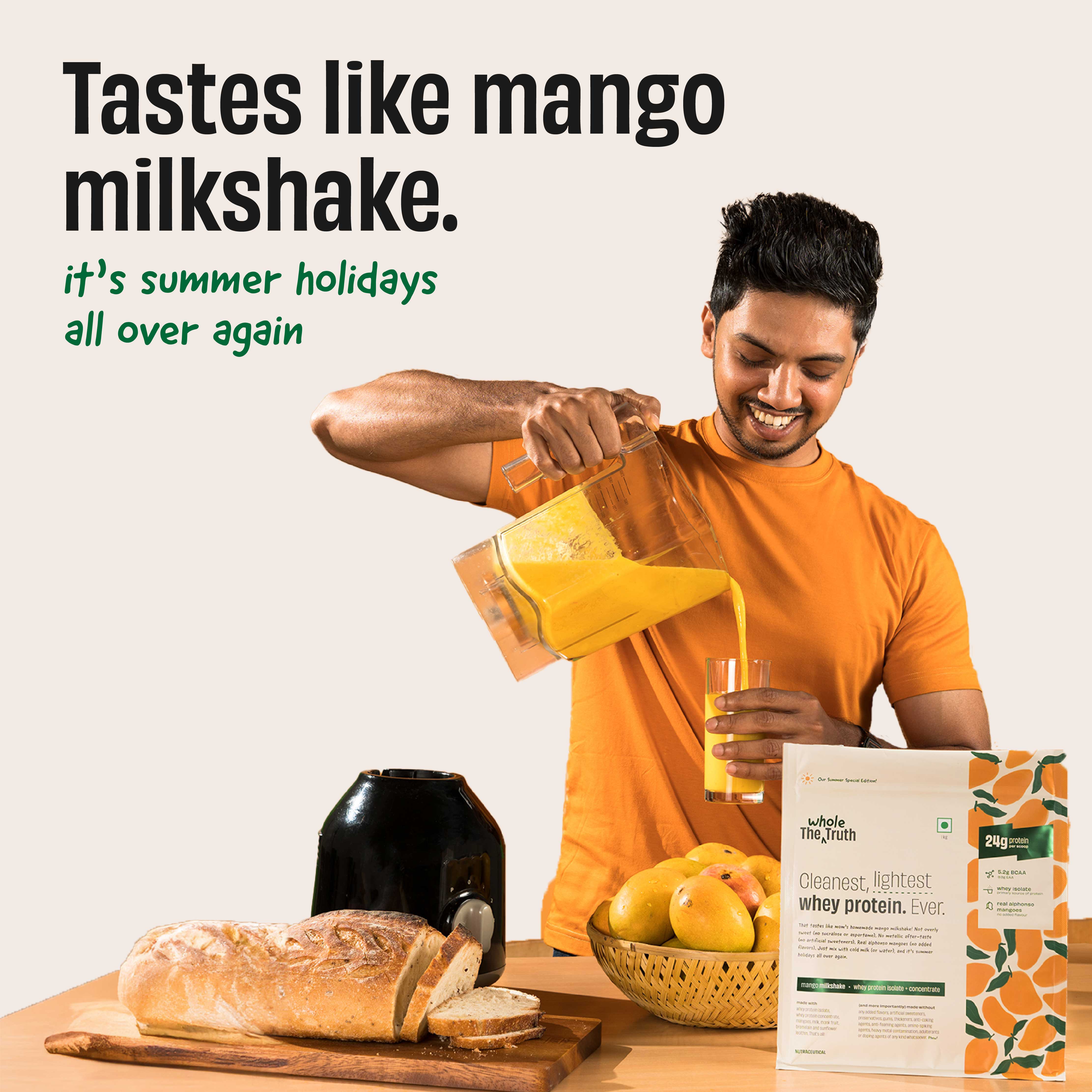 Mango Milkshake 24 g Protein Powder - Image 4