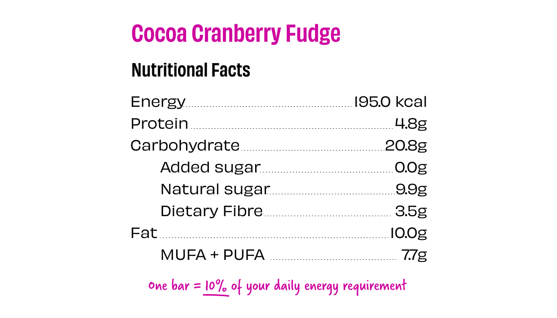 Cocoa Cranberry Fudge - Box of 10 - Image 5