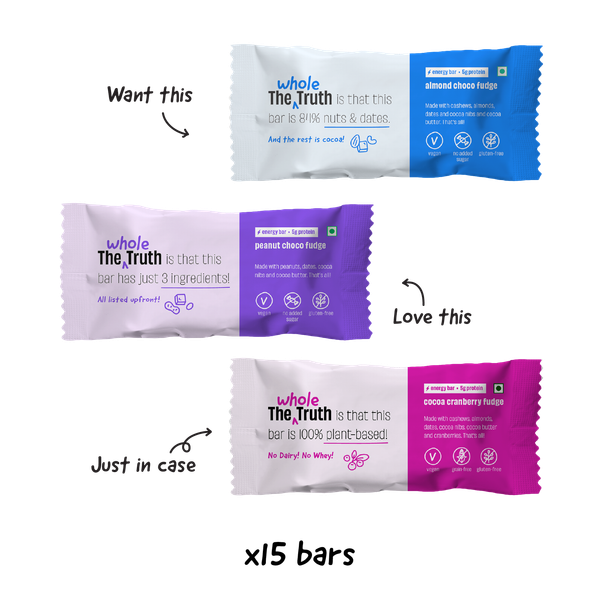 Personalised Box - Pack of 15 Energy Bars