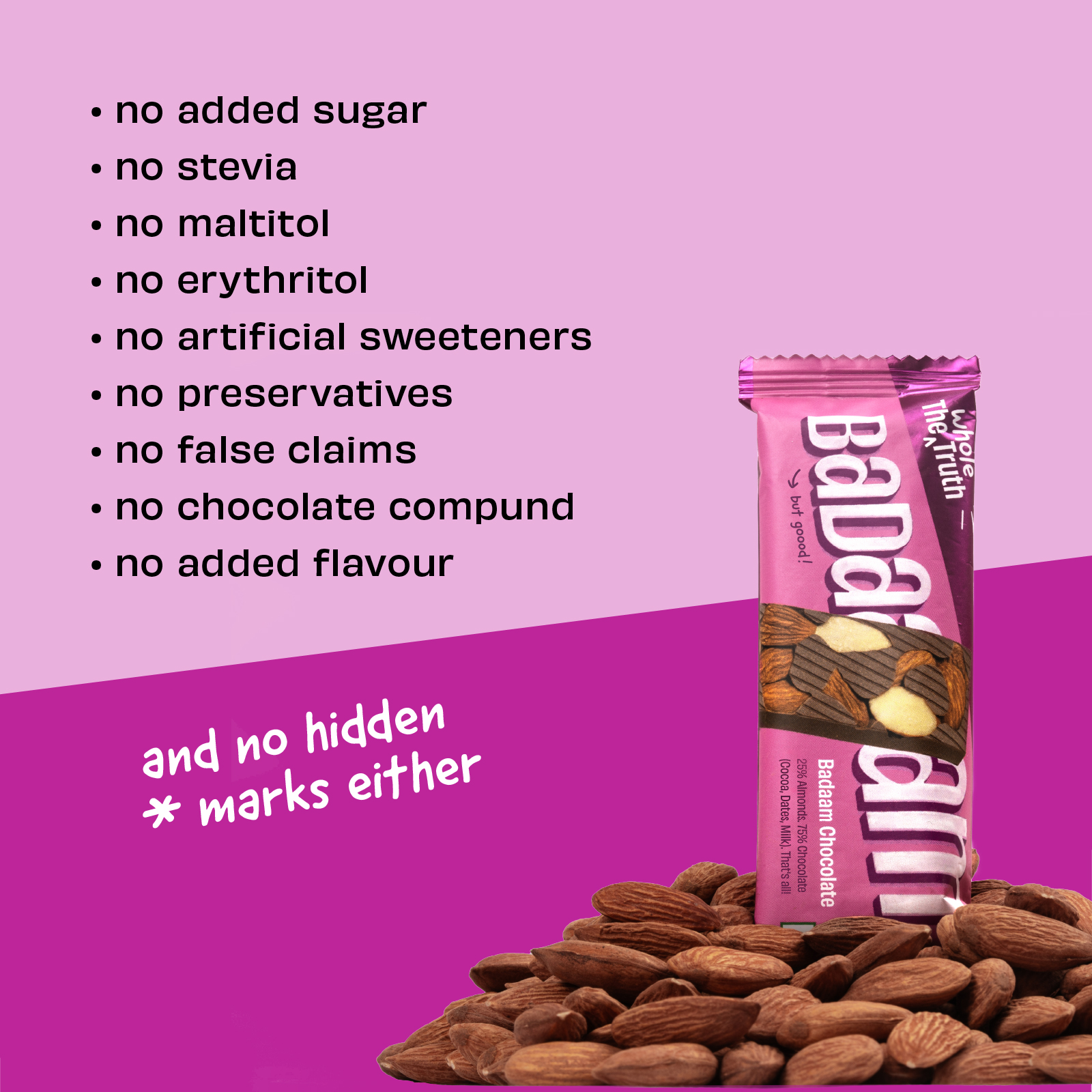 Badaaaam Chocolate - Pack of 10 - Thumbnail 3