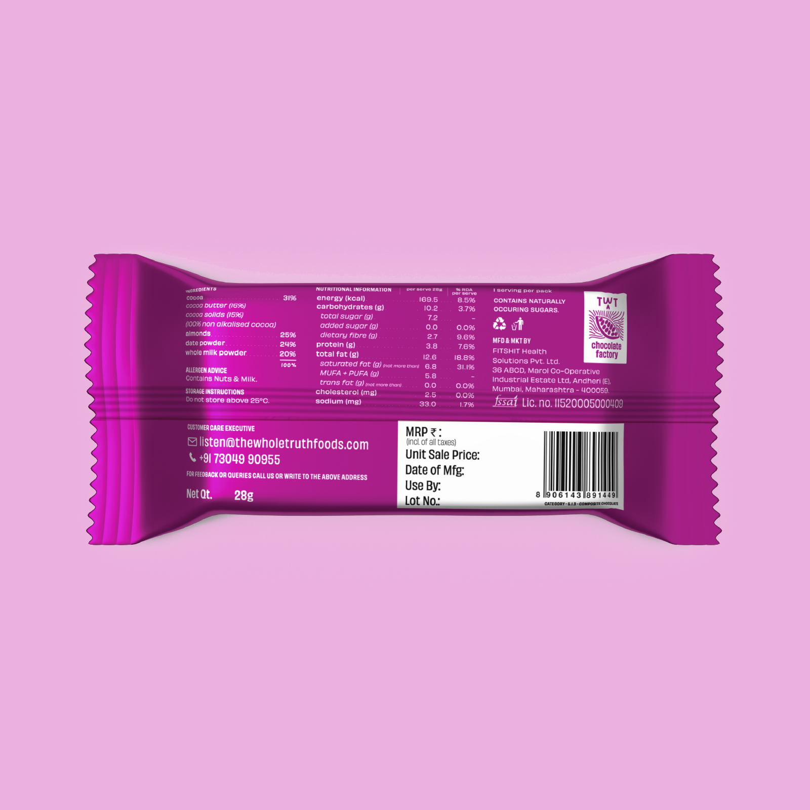 Badaaaam Chocolate - Pack of 10 - Thumbnail 6