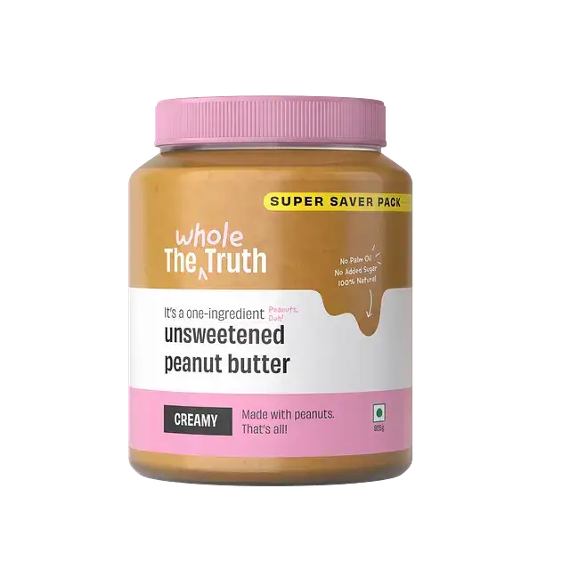 CREAMY- Unsweetened Peanut Butter - Image 1