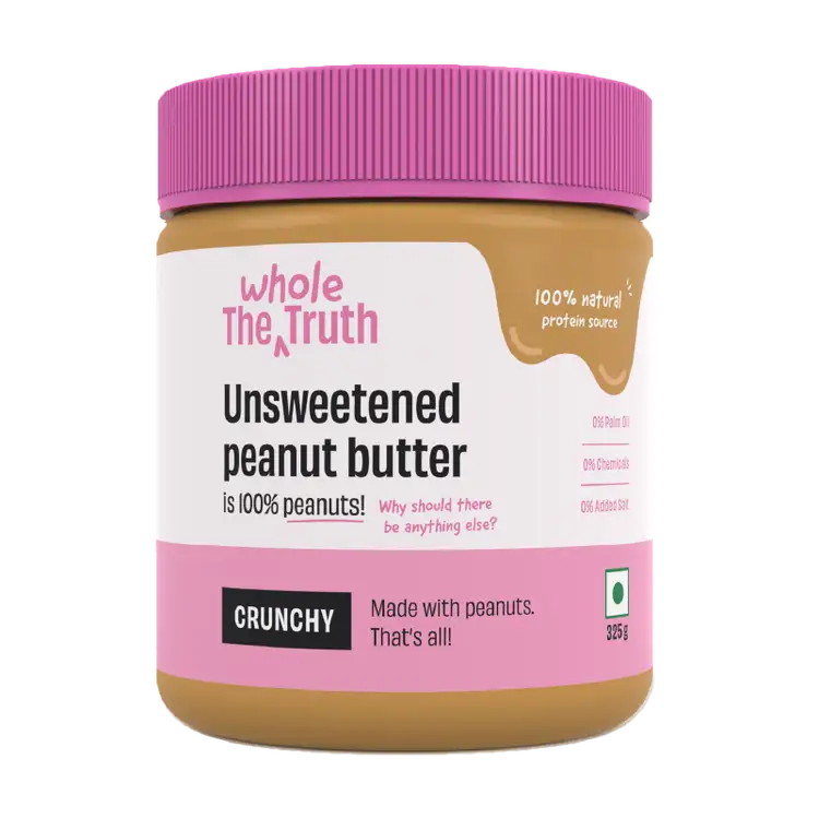 CRUNCHY- Unsweetened Peanut Butter