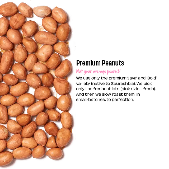 CRUNCHY- Unsweetened Peanut Butter - Image 2