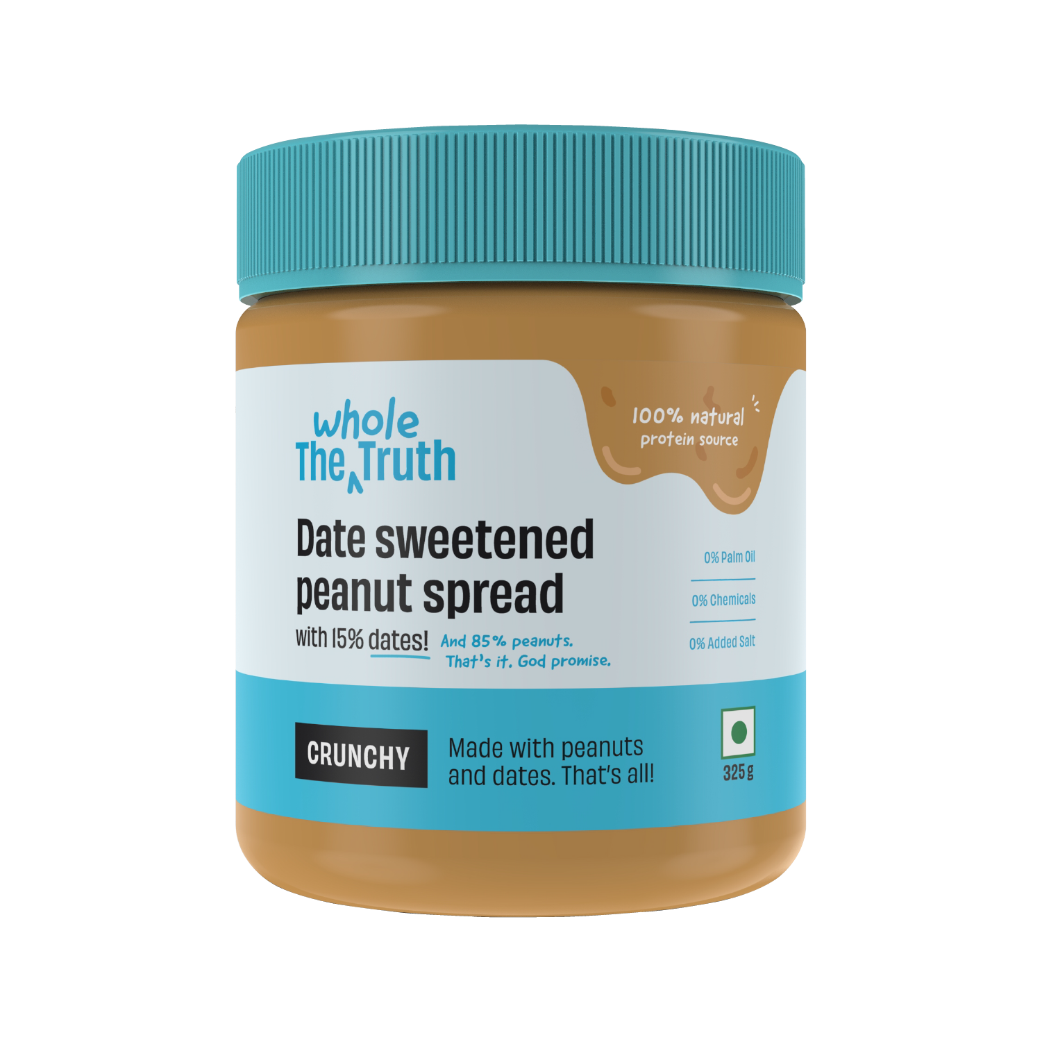 CRUNCHY - Peanut Spread With Dates - Image 1