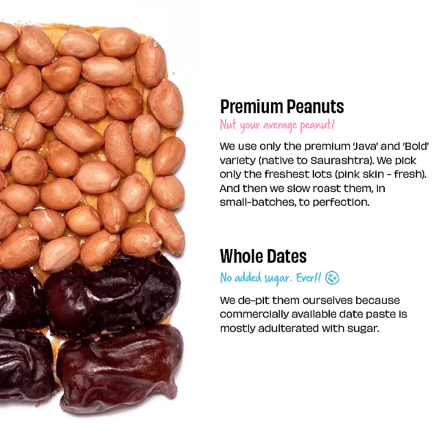 CRUNCHY - Peanut Spread With Dates - Thumbnail 3