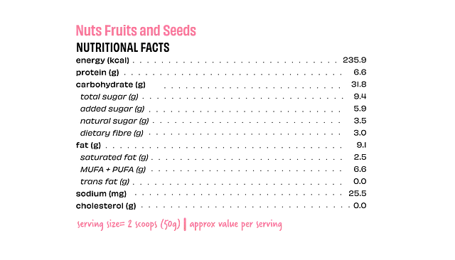 Nuts, Fruit & Seeds Muesli - Thumbnail 3