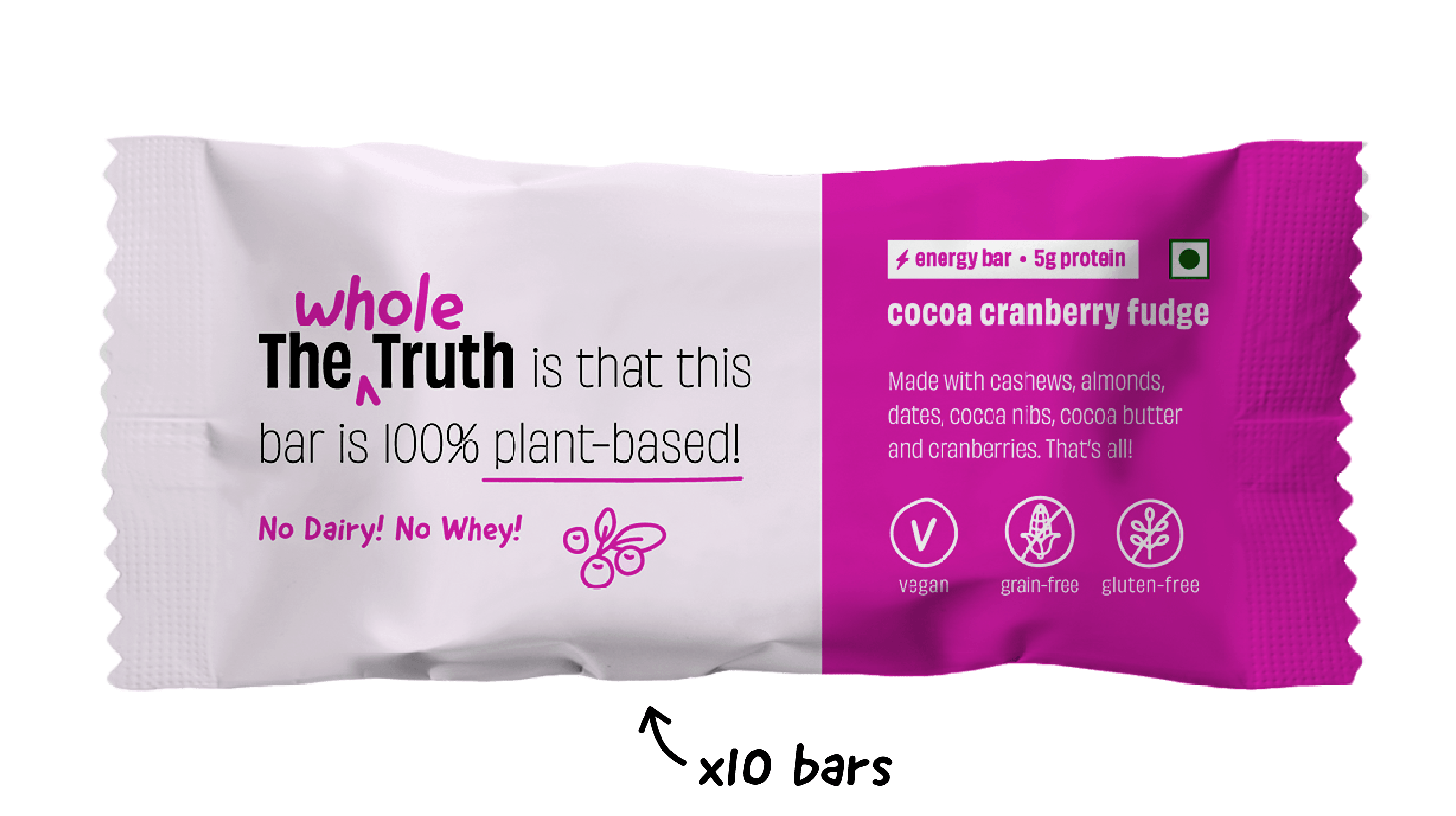 Cocoa Cranberry Fudge - Box of 10