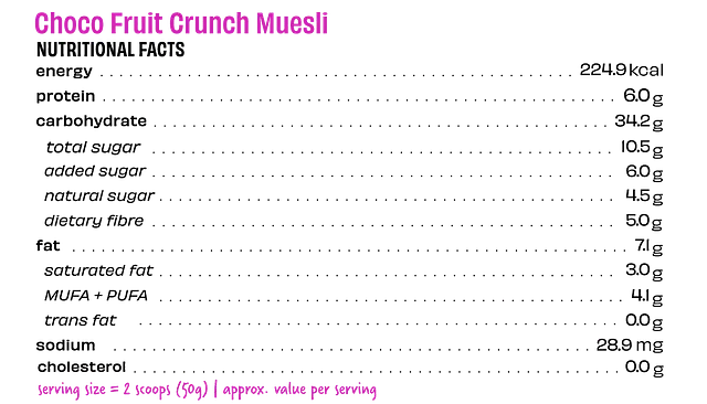 Choco Fruit Crunch Muesli  - Thumbnail 4