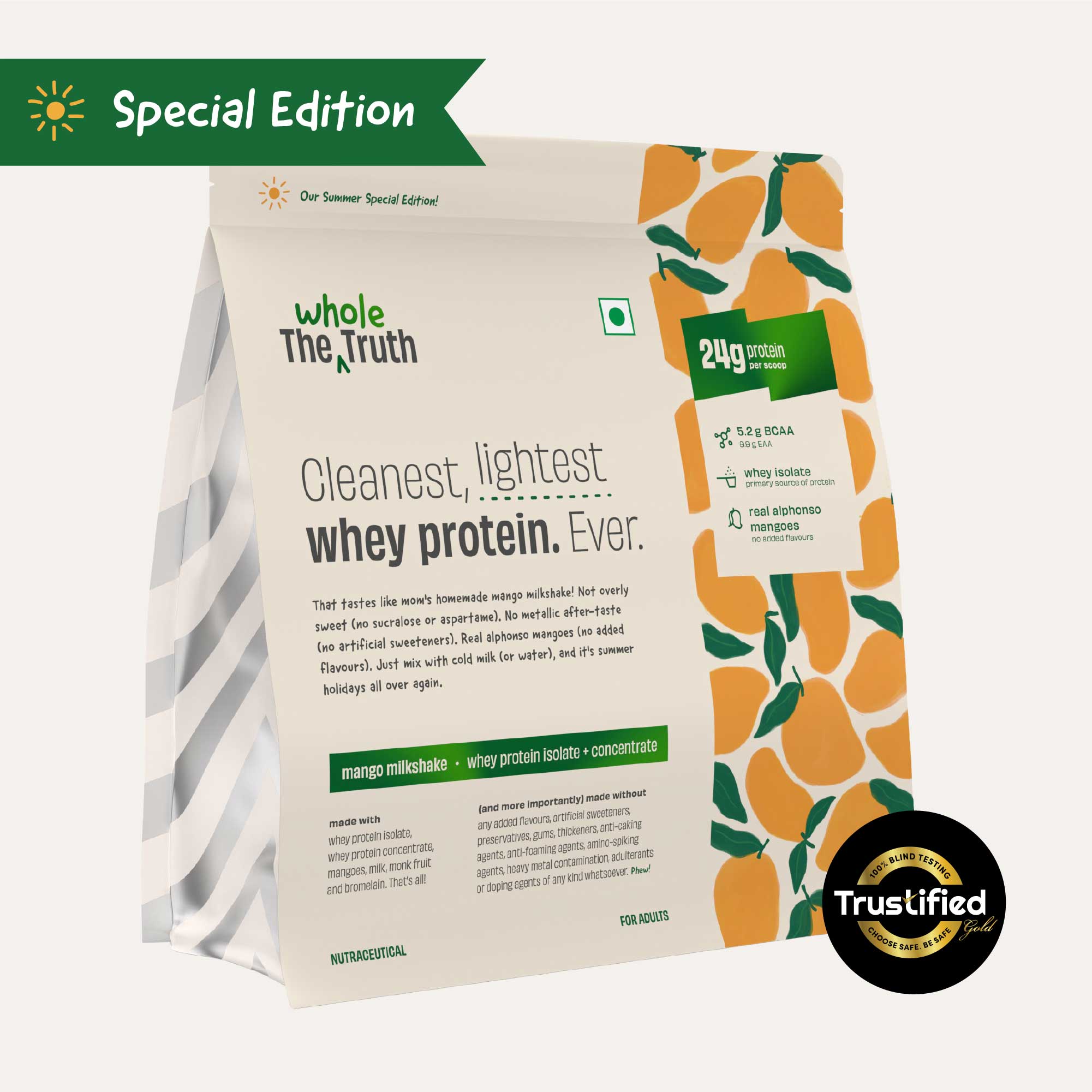 Mango Milkshake 24 g Protein Powder - Thumbnail 1
