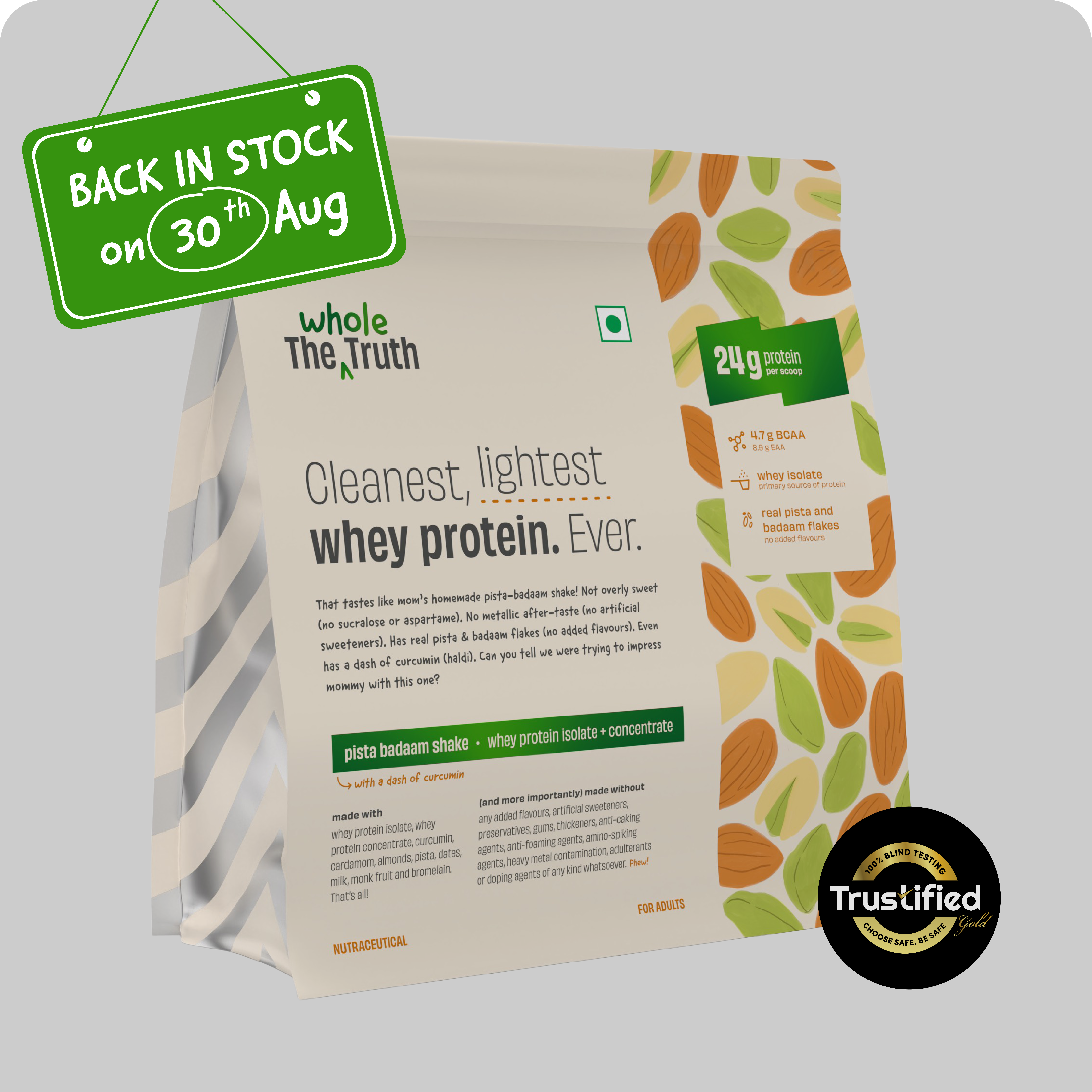 Pista Badaam 24 g Protein Powder