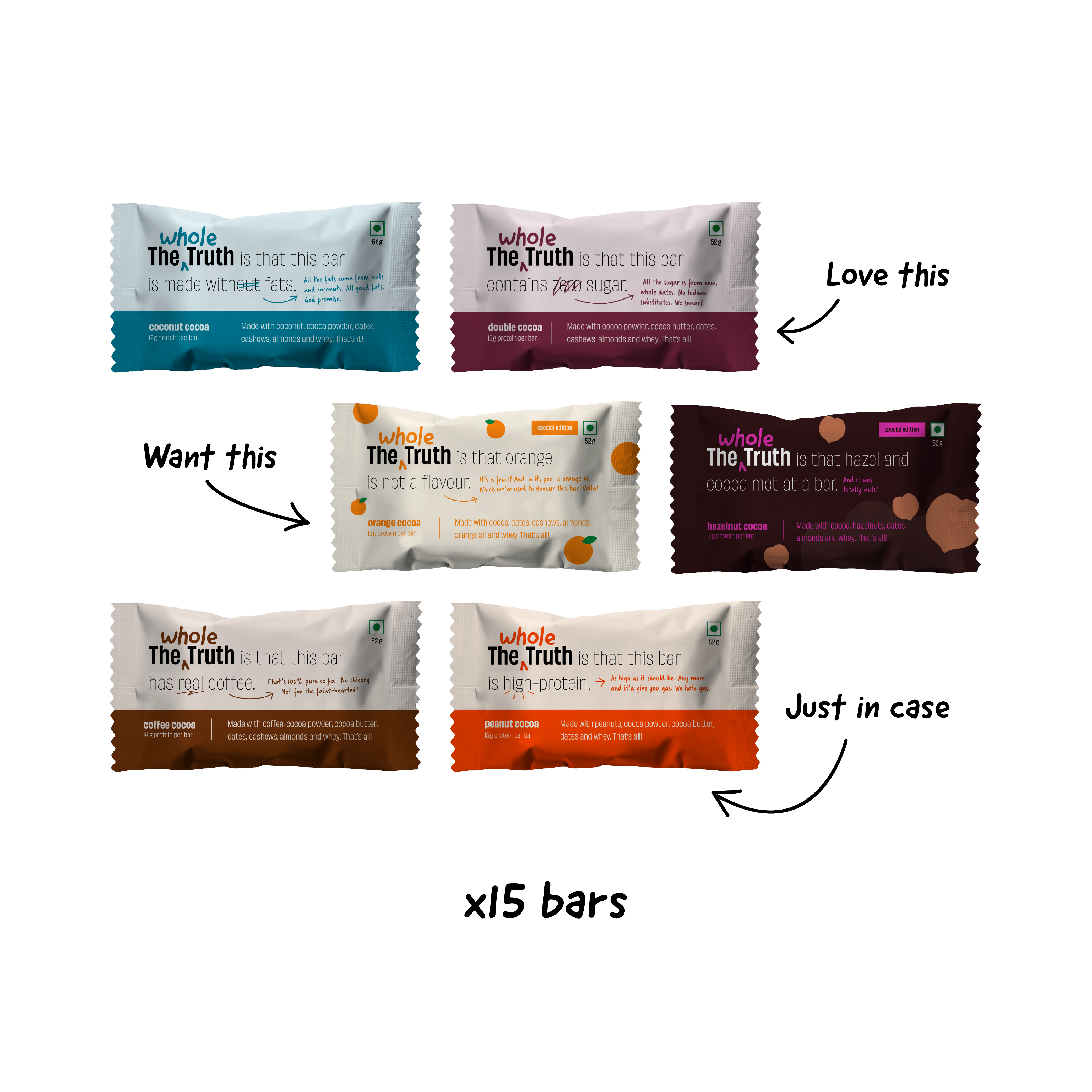 Personalised Box - Pack of 15 Protein Bars
