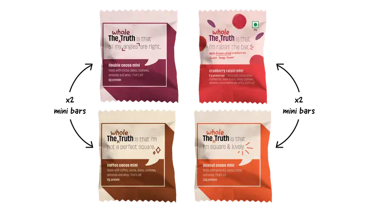 Everyone Party - Pack of 8 Mini Protein Bars