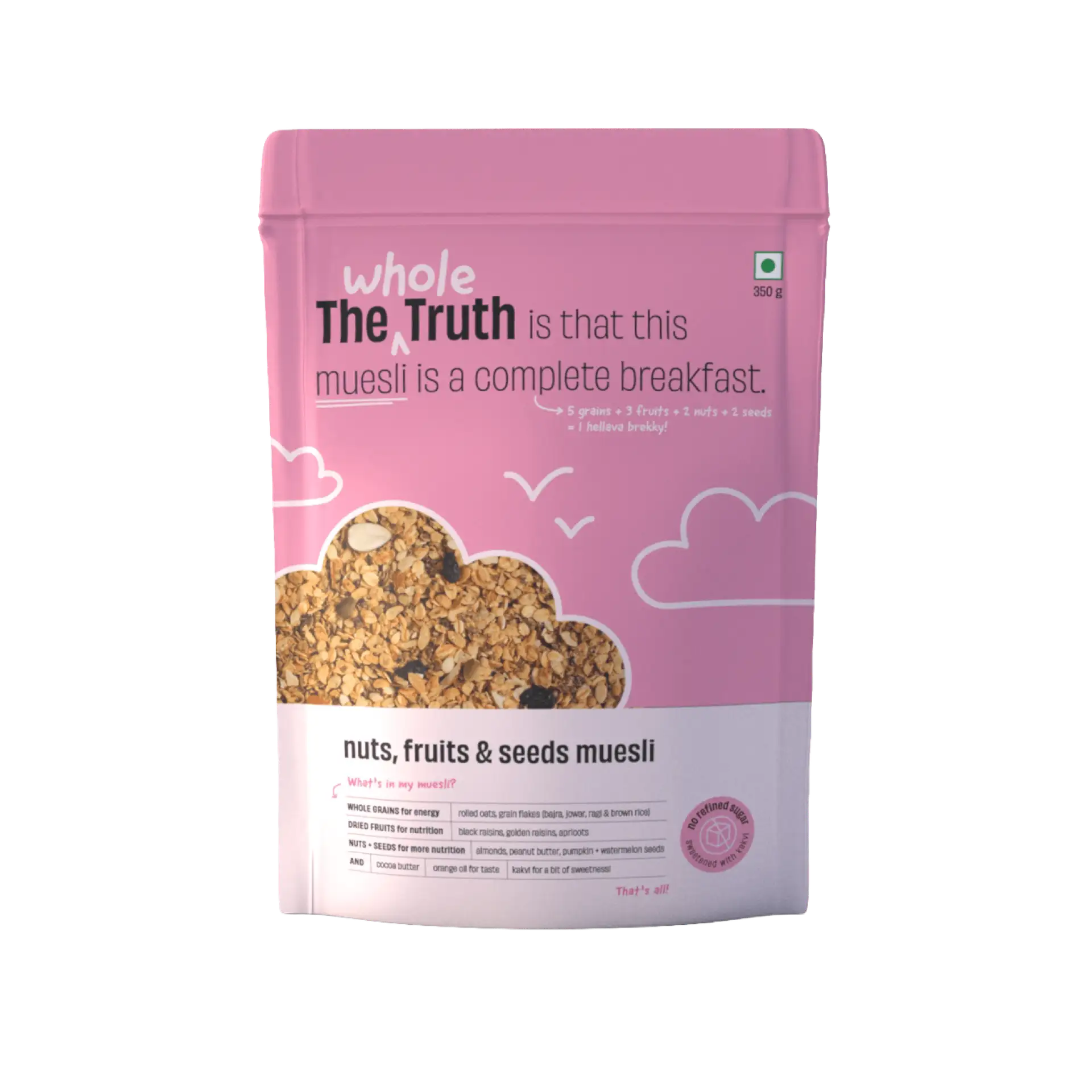 Nuts, Fruit & Seeds Muesli - 350gms (NFS350)