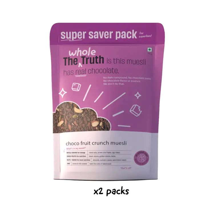 Choco Fruit Crunch Muesli - Super Saver Pack of 1.5kg