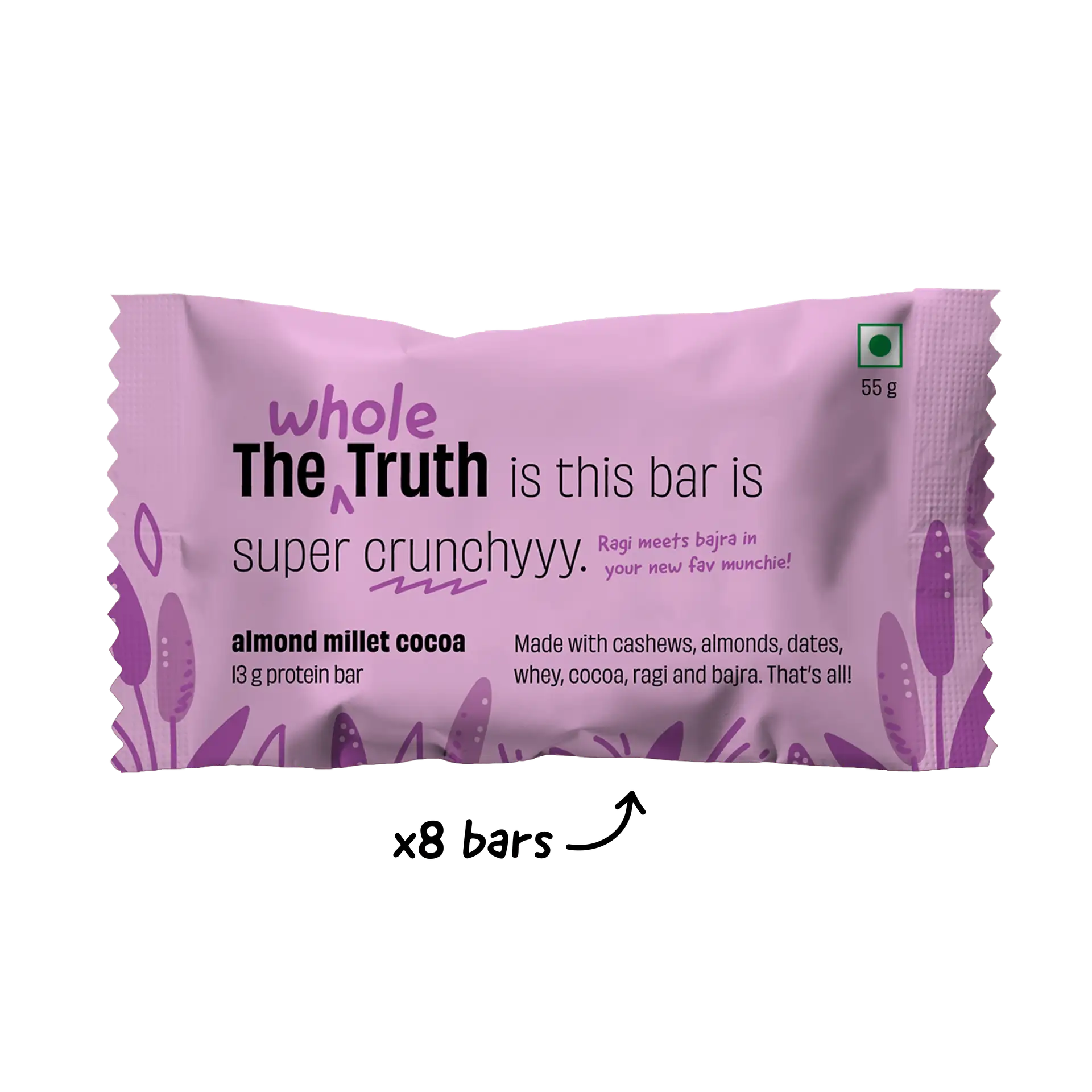 Almond Millet Cocoa - Millet Bar - 1 unit