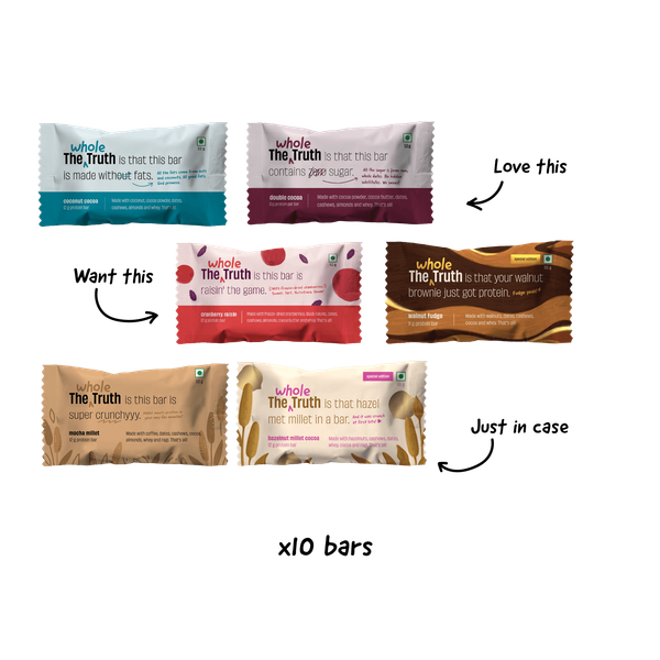 Personalised Box - Pack of 10 Protein Bars