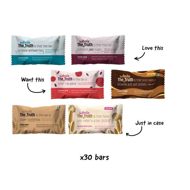 Personalised Box - Pack of 30 Protein Bars