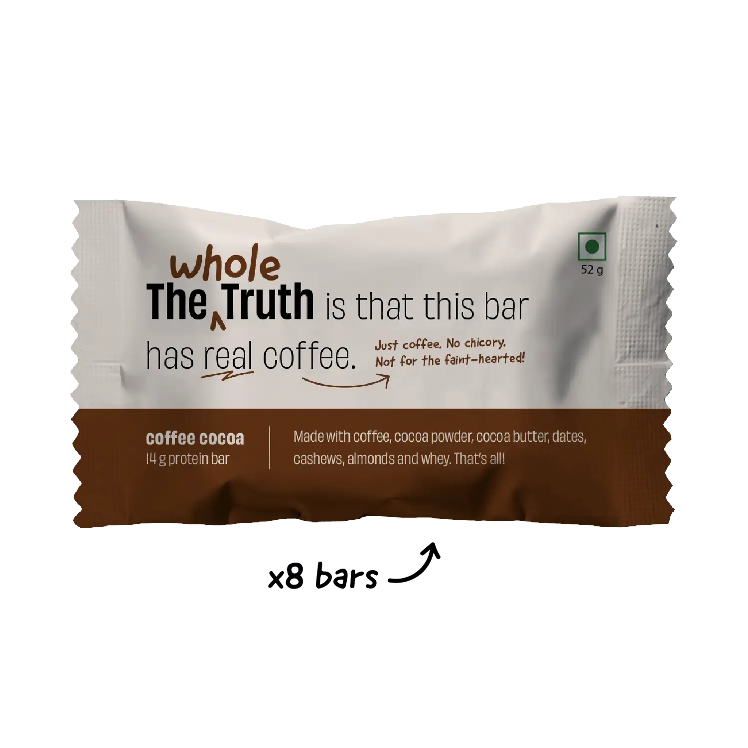 Coffee Cocoa Protein Bars (52 gms) - 1 unit