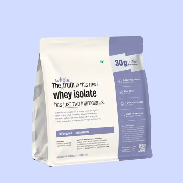 Unflavoured 30 g Pure Whey Protein Isolate