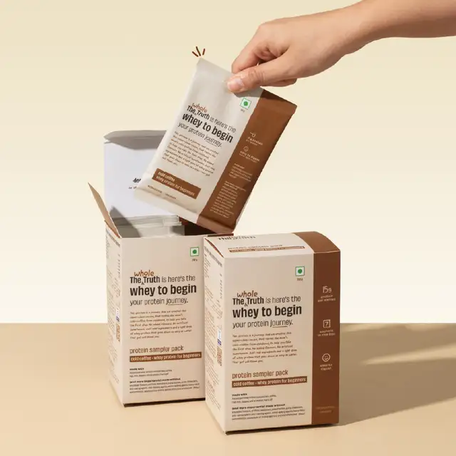 Cold Coffee 15 g Protein Powder - Sampler Pack of 7