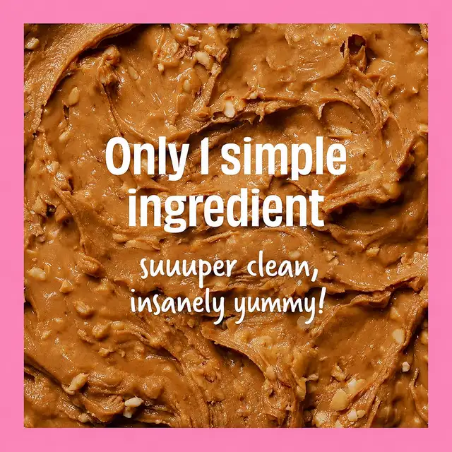 CRUNCHY- Unsweetened Peanut Butter - Image 2