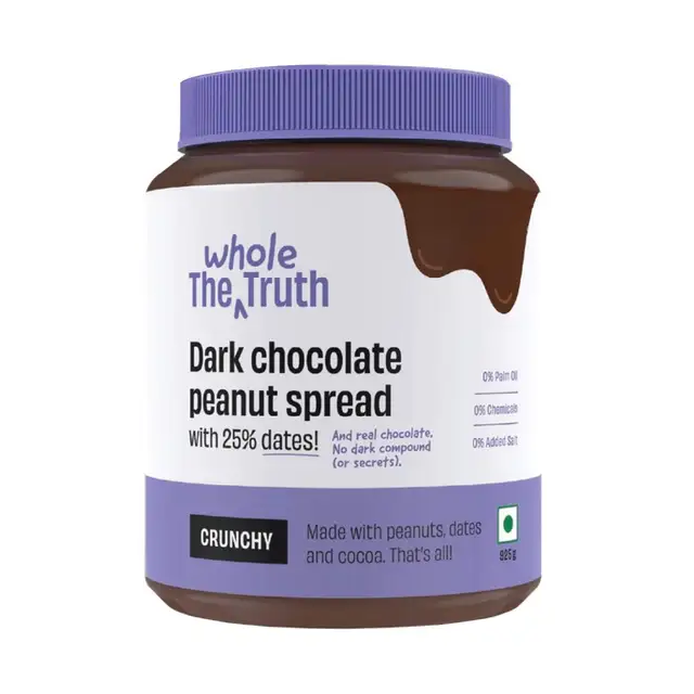 CRUNCHY - Dark Chocolate Peanut Spread