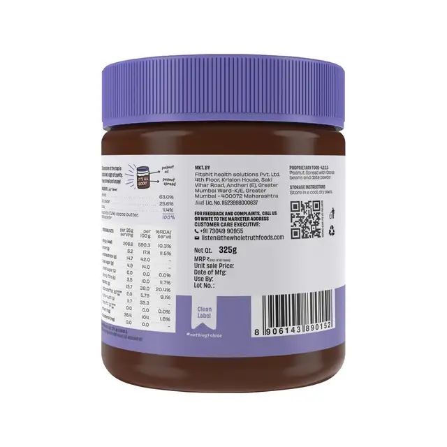 CRUNCHY - Dark Chocolate Peanut Spread - Image 3