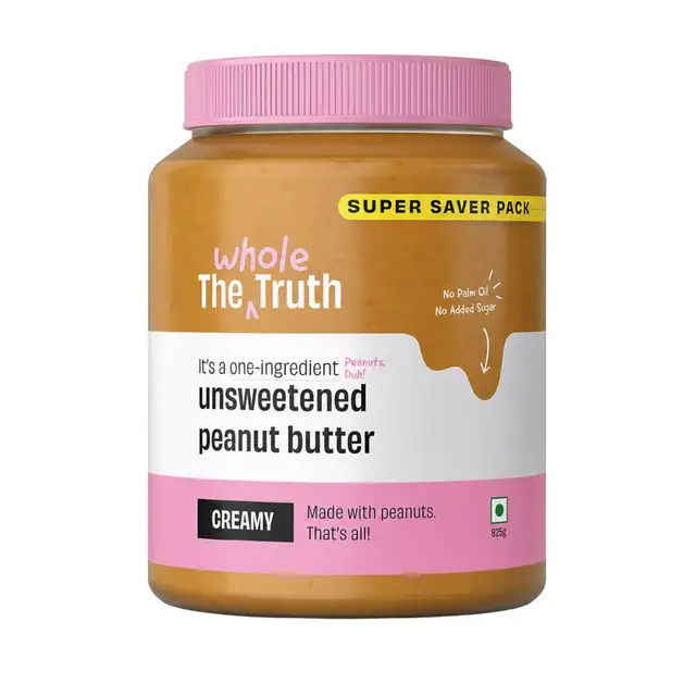 CREAMY- Unsweetened Peanut Butter