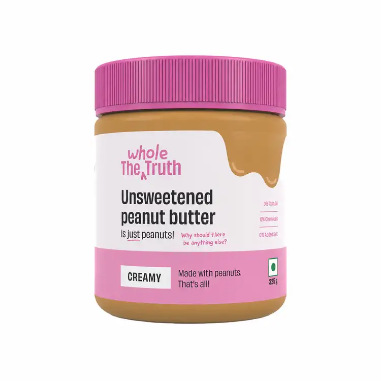 CREAMY- Unsweetened Peanut Butter