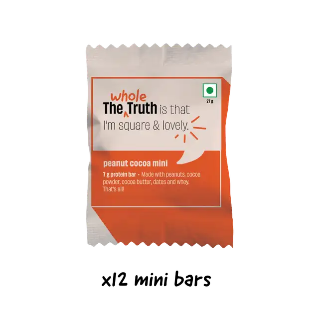 Peanut Cocoa Mini Protein Bars - Box of 12