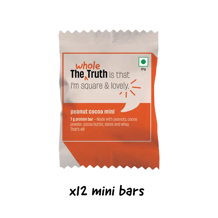 Peanut Cocoa Mini Protein Bars - Box of 12