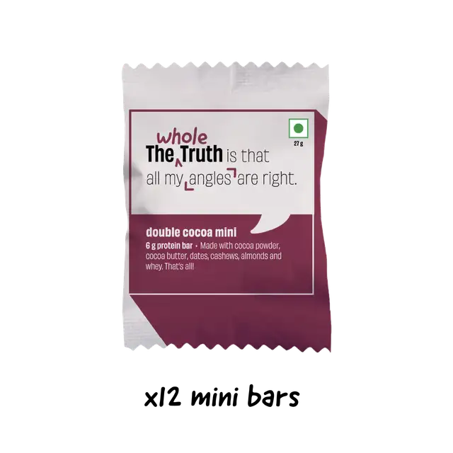Double Cocoa Mini Protein Bars - Box of 12