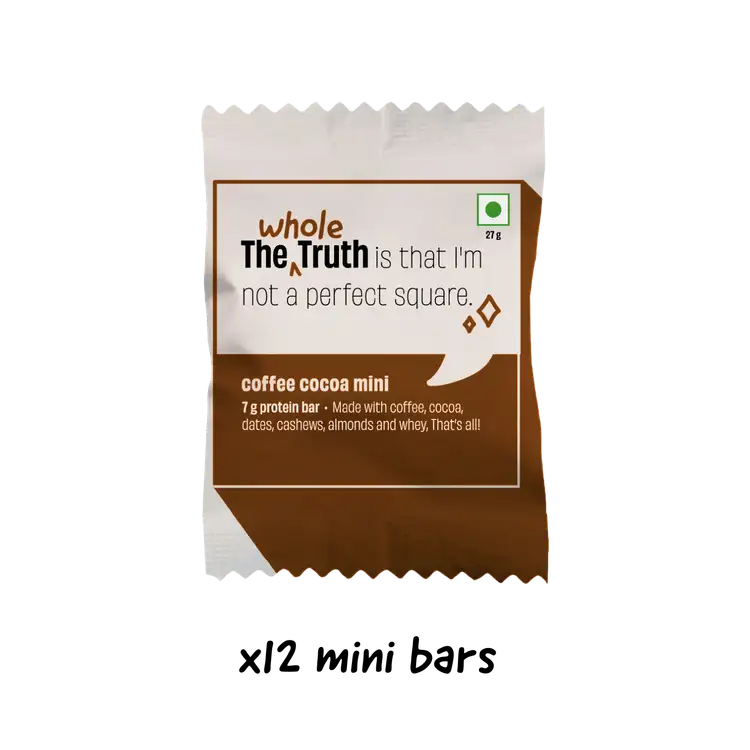 Coffee Cocoa Mini Protein Bars - Box of 12