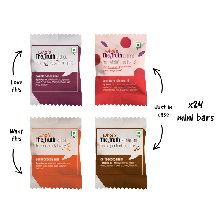Personalised Box - Pack of 24 Mini Protein Bars