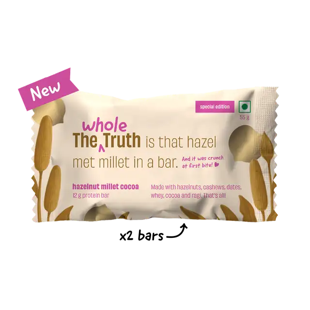 Hazelnut Millet Protein Bars