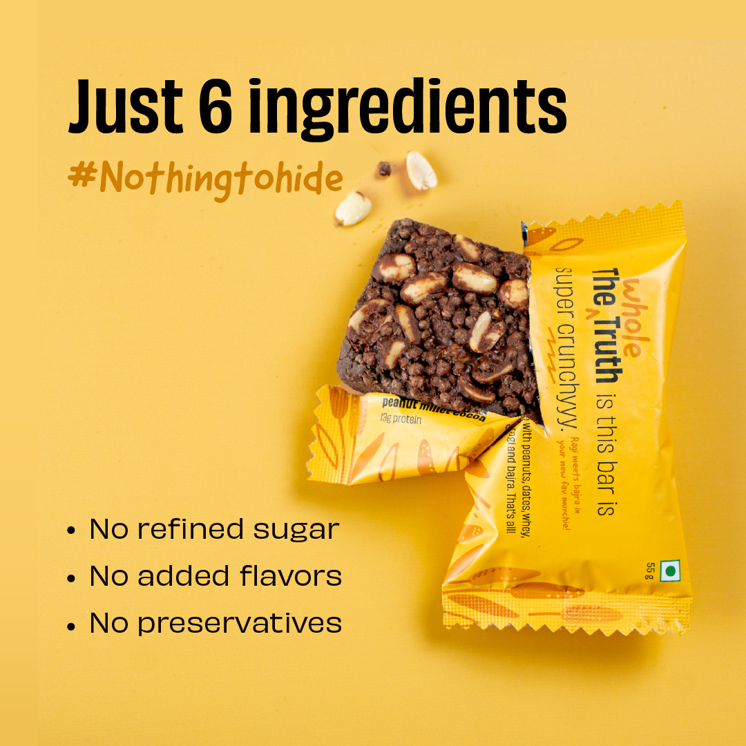 Peanut Millet Cocoa - Pack of 8 Millet Bars - Thumbnail 8