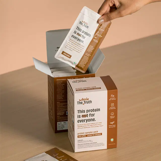 Cold Coffee 15 g Protein Powder - Sampler Pack of 7