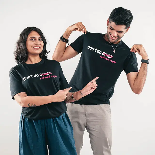 T-shirt- Don't do Refined Sugar - Image 1