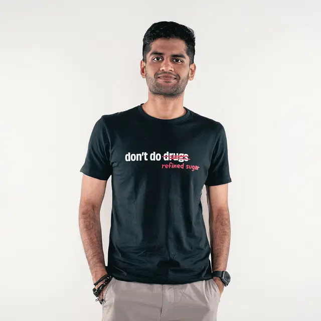 T-shirt- Don't do Refined Sugar - Image 2