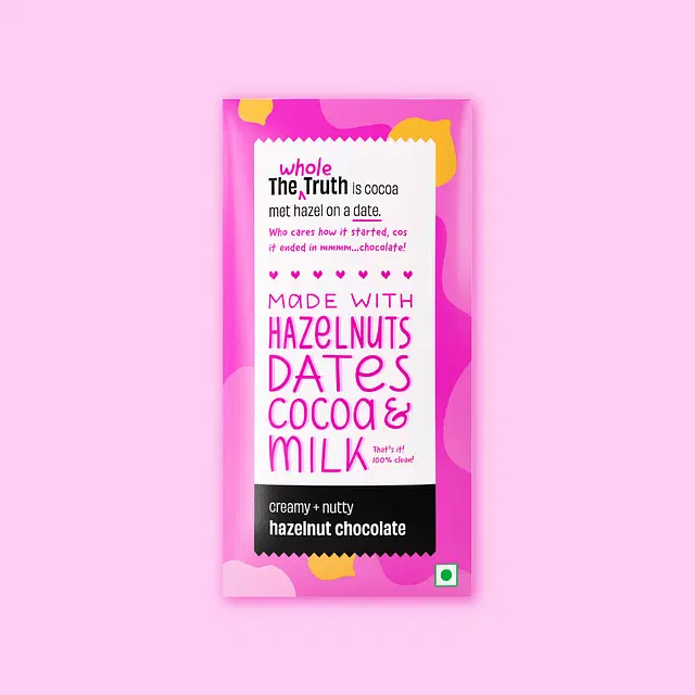 Hazelnut Chocolate - Pack of 6 Bars - Thumbnail 1