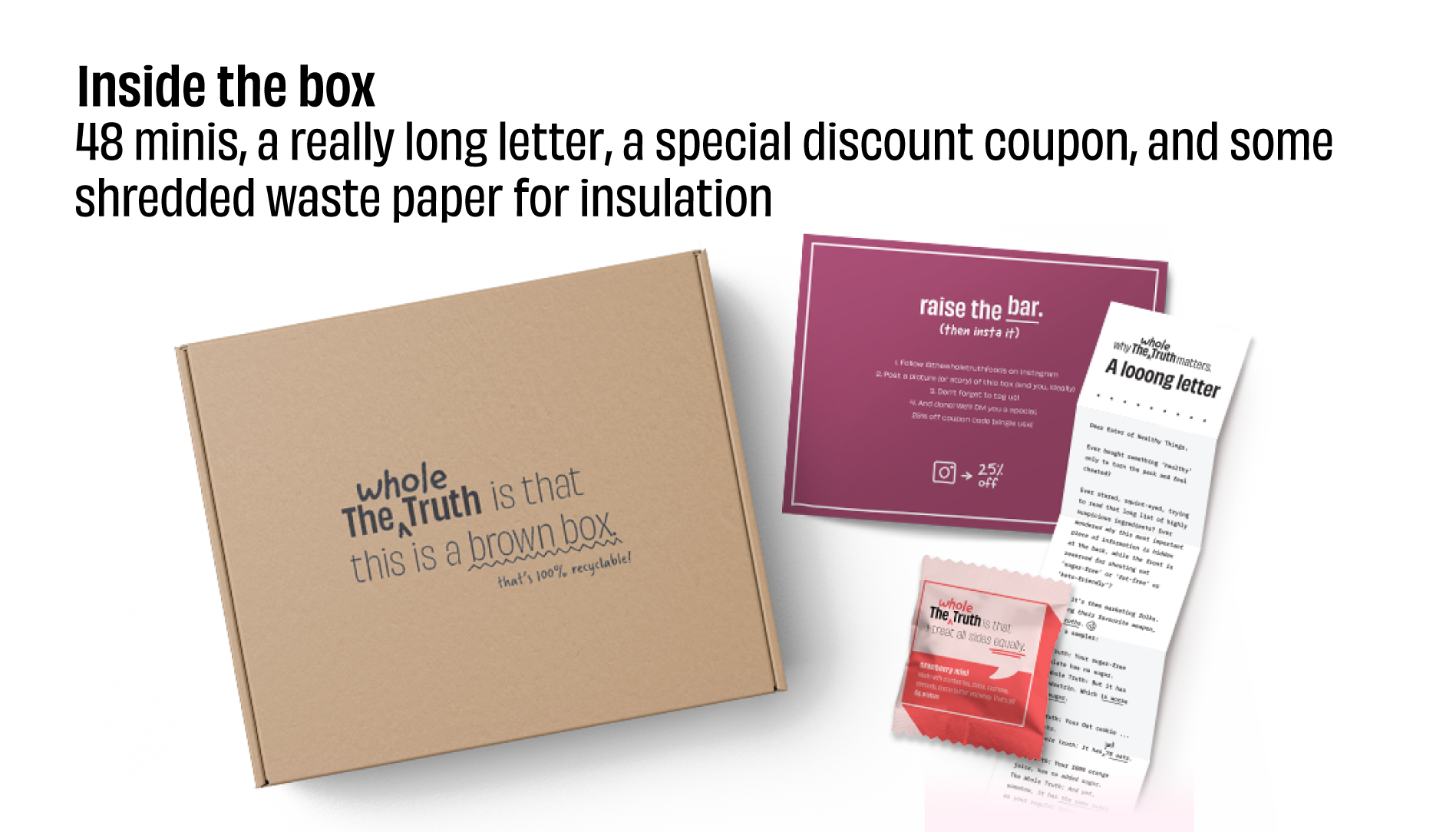 Personalised Box - Pack of 48 Mini Protein Bars - Thumbnail 3