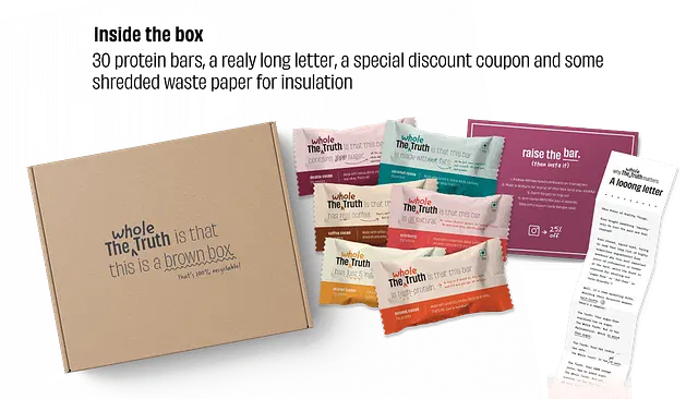 Personalised Box - Pack of 30 Protein Bars - Image 3